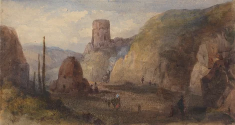 Paisagem Rochosa com Forte