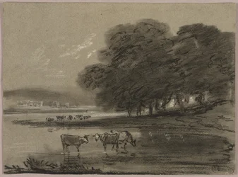 Paisagem com vacas