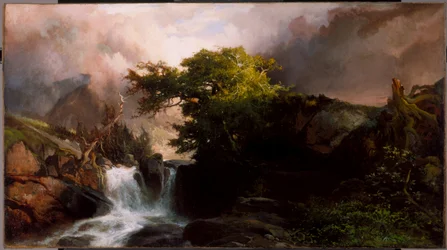 Um córrego da montanha, 1869