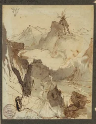 Desenho, Hiawatha vê Mudjekeewis, 1870-75