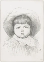 Retrato de uma criança Cyril Nast, depois de 1879., depois de 1879.