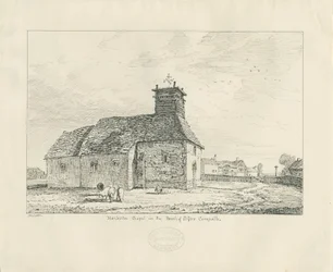 Capela Harlaston: desenho a caneta