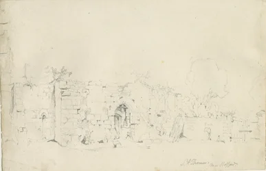 Stafford - St. Thomas &39;[Priory]: desenho a lápis, sd [1839] (desenho)