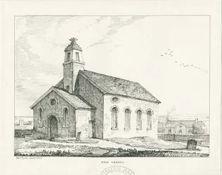 Wolstanton - Nova Capela: desenho a caneta e tinta