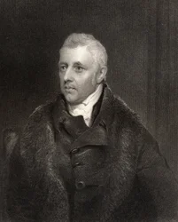 Dudley Ryder, 1º Conde de Harrowby, gravado por Henry Robinson (1796-1871), da National Portrait Gallery, volume IV, publicado em 1835