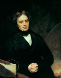 Michael Faraday, químico e físico inglês, 1842