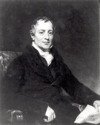 Retrato de David Ricardo (1772-1823) gravado por Thomas Hodgetts