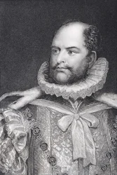 Príncipe Augusto Frederico, gravado por Henry Robinson (fl.1827-72) (gravura)
