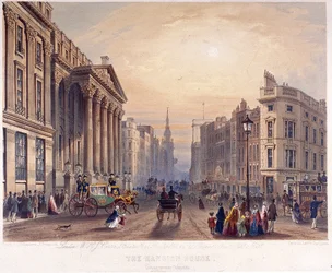 Exterior da Mansion House, Londres, 1851