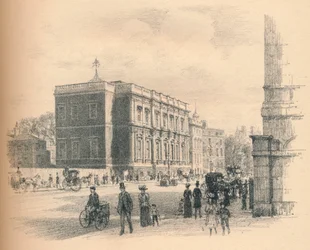 Exterior do salão de banquetes, Palácio Whitehall, 1902