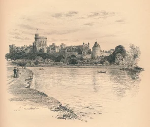 Castelo de Windsor do rio, 1902