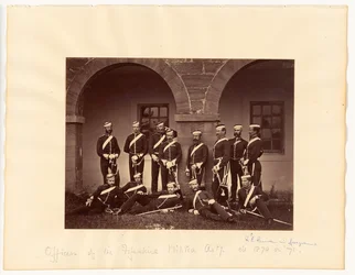 Oficiais da Artilharia da Milícia de Fifeshire