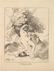 Um Bacchante, 1787.