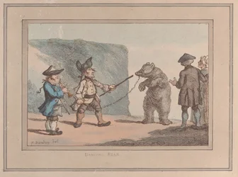 A Dancing Bear, 1800-1827., 1800-1827.