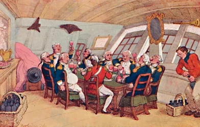Uma cabine confortável, c1810, 1904