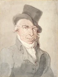 A Sporting Cove, c.1815-1820 (aquarela e caneta sobre grafite no papel)
