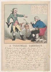 Um Candidato Teatral, 1797., 1797.