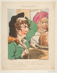 Admiração Le Brun Travested, ou Caricaturas das Paixões, 20 de janeiro de 1800.