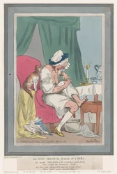 Uma velha empregada em busca de uma pulga, 25 de setembro de 1794., 25 de setembro de 1794.