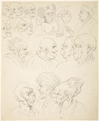Cabeças caricaturais