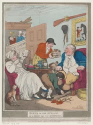 Diana in the Straw, or A Treat for Quornites, 1º de janeiro de 1804., 1º de janeiro de 1804.