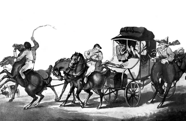Viagem em inglês, ou o primeiro estágio de Dover, 1785.
