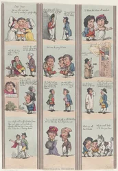Grotesque Borders for Rooms and Halls, [1800], reimpressão., [1800], reimpressão.