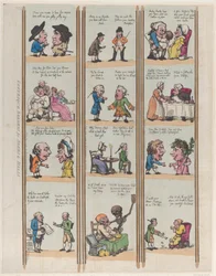 Bordas grotescas para salas e salões, placa 15, 1799., 1799.
