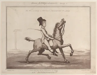 Realizações de Cavalo, Esboço 1: Um Astrônomo !!, 1 de agosto de 1799., 1 de agosto de 1799.