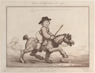Realizações de cavalos, Esboço 2: A Paviour !!, 1 de agosto de 1799., 1 de agosto de 1799.