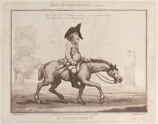 Realizações de cavalos, Esboço 3: A Whistler !!, 1 de agosto de 1799., 1 de agosto de 1799.
