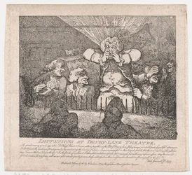 Imitações no Teatro Drury-Lane Pitorescas Belezas de Boswell, Part the Secon..., 20 de junho de 1786.