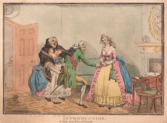 Introdução, pub. 1793 (gravura colorida à mão)