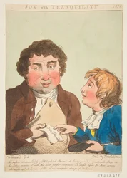 Alegria com Tranquilidade Le Brun Travested, ou Caricaturas das Paixões, 21 de janeiro de 1800.