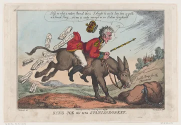 Rei Joe em seu burro espanhol, 27 de agosto de 1808., 27 de agosto de 1808.
