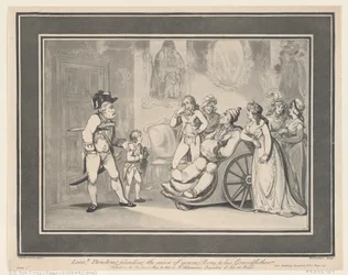 Tenente Bowling pleiteando a causa do jovem Rory para seu avô, 12 de maio de 1800., 12 de maio de 1800.