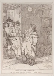 Misérias de Londres, ou um Cocheiro Surly Saucy Hackney, 4 de junho de 1814., 4 de junho de 1814.