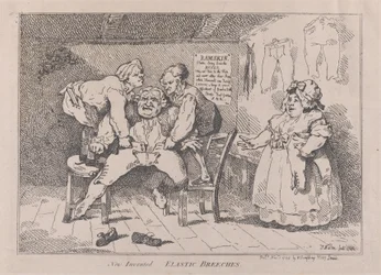 Novas calças elásticas inventadas, 1º de novembro de 1784., 1º de novembro de 1784.