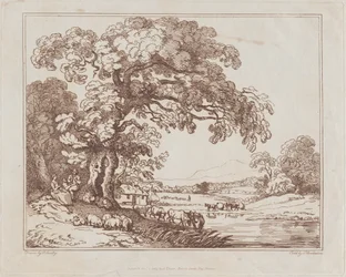 Cena Pastoral Ribeirinha, 1789., 1789.