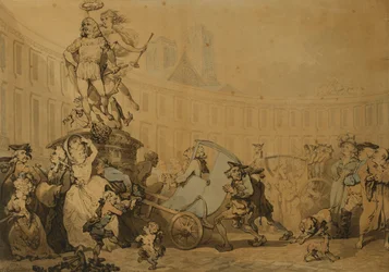 Place Victoire em Paris, 1784