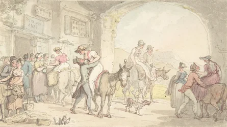 Prazer de uma Poste aux Anes, de Sentimental Travels, ca. 1821.
