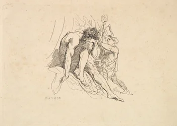 Deus do rio com criança, 1784-88.