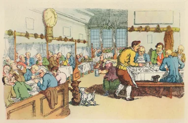 Cena em uma casa de café, 1788, 1944.