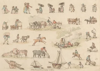 Conjunto de dezasseis: Esboços de Números e Paisagens