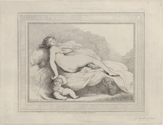 Vênus adormecido e amor, 1799., 1799.