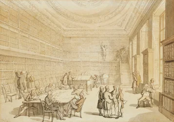 A Biblioteca da Royal Institution, Albemarle Street,