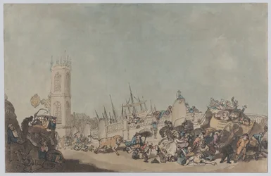 O Boi Em Fúria (Touro Furioso na Ponte de Westminster)