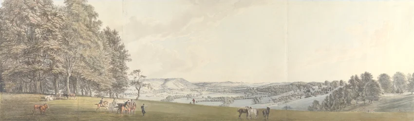Uma Vista de Boxhill de Norbury Park, Surrey
