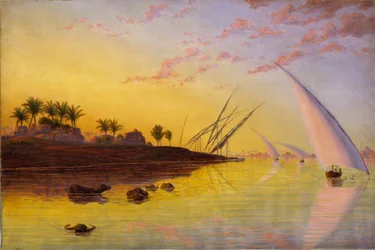 Vista no Nilo, 1855