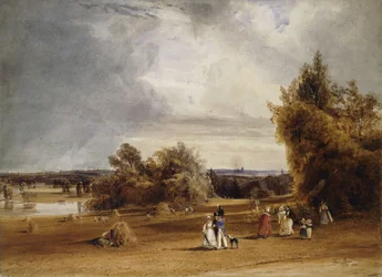Uma vista de Paris a partir de St. Cloud, 1830